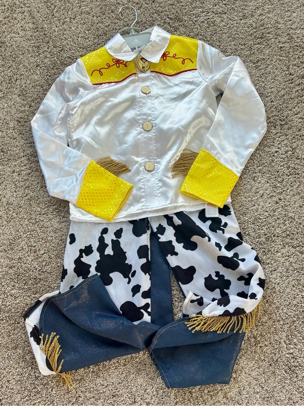 NWT Disney Store Toy Story Jessie Cowgirl Costume Set Size 9/10